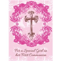 Girl Communion Cross