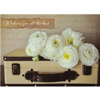 Flowers on Suitcase