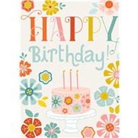 Blooming Birthday Cake