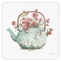 Blue Floral Teapot