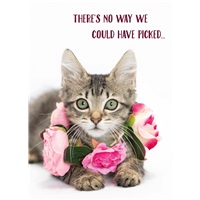 Kitty with Flower Necklace