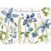 Blue and Green Garden