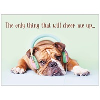 Dog With Headphones