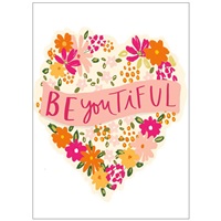Be you tiful Floral Heart