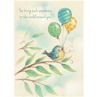 Bird with Balloons