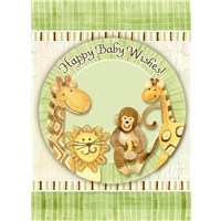 Giraffe and Lion