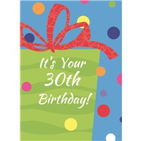 30 Green Polka Dot Gift