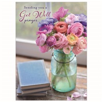 Books and Flower Jar