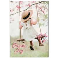 Girl on Flower Swing