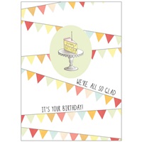 Cake with Pennants