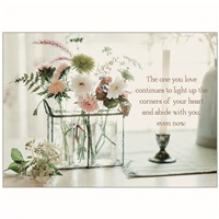Flowers and Candle