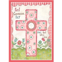 Pink First Communion Day