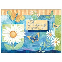 Daisies with Butterflies