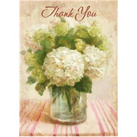 Cottage Hydrangeas in White