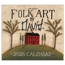 Folk Art by David 2026 Mini Wall Calendar MCA103968