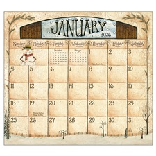 Folk Art by David 2026 Magnetic Calendar Pad MCP103968