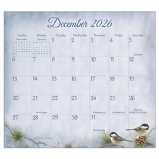 Songbirds 2026 Magnetic Calendar Pad MCP104500