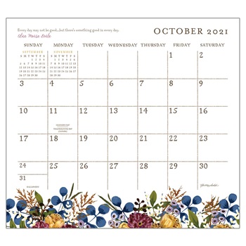 Live Simply 2021 Magnetic Calendar Pad MCP59582