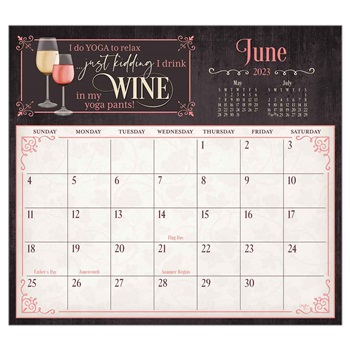 Wine 2023 Magnetic Calendar Pad MCP72555