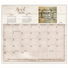 Faith and Family 2024 Magnetic Calendar Pad MCP84232