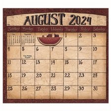 Folk Art by David 2024 Magnetic Calendar Pad MCP84515
