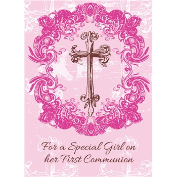 First Communion - Girl - Scripture SCD17395