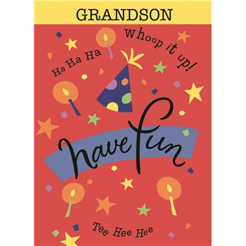 Birthday - Grandson - Juvenile SCD3418