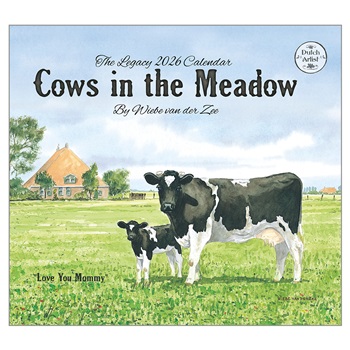 Cows in the Meadow 2026 Wall Calendar WCA100190