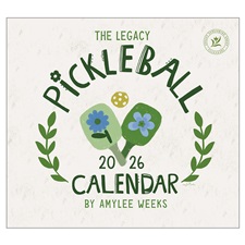 Pickleball 2026 Wall Calendar WCA104407