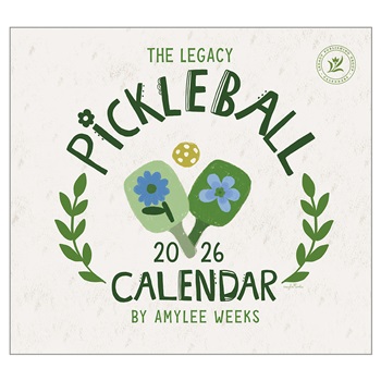 Pickleball 2026 Wall Calendar WCA104407