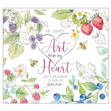 Art From My Heart 2024 Wall Calendar WCA81116